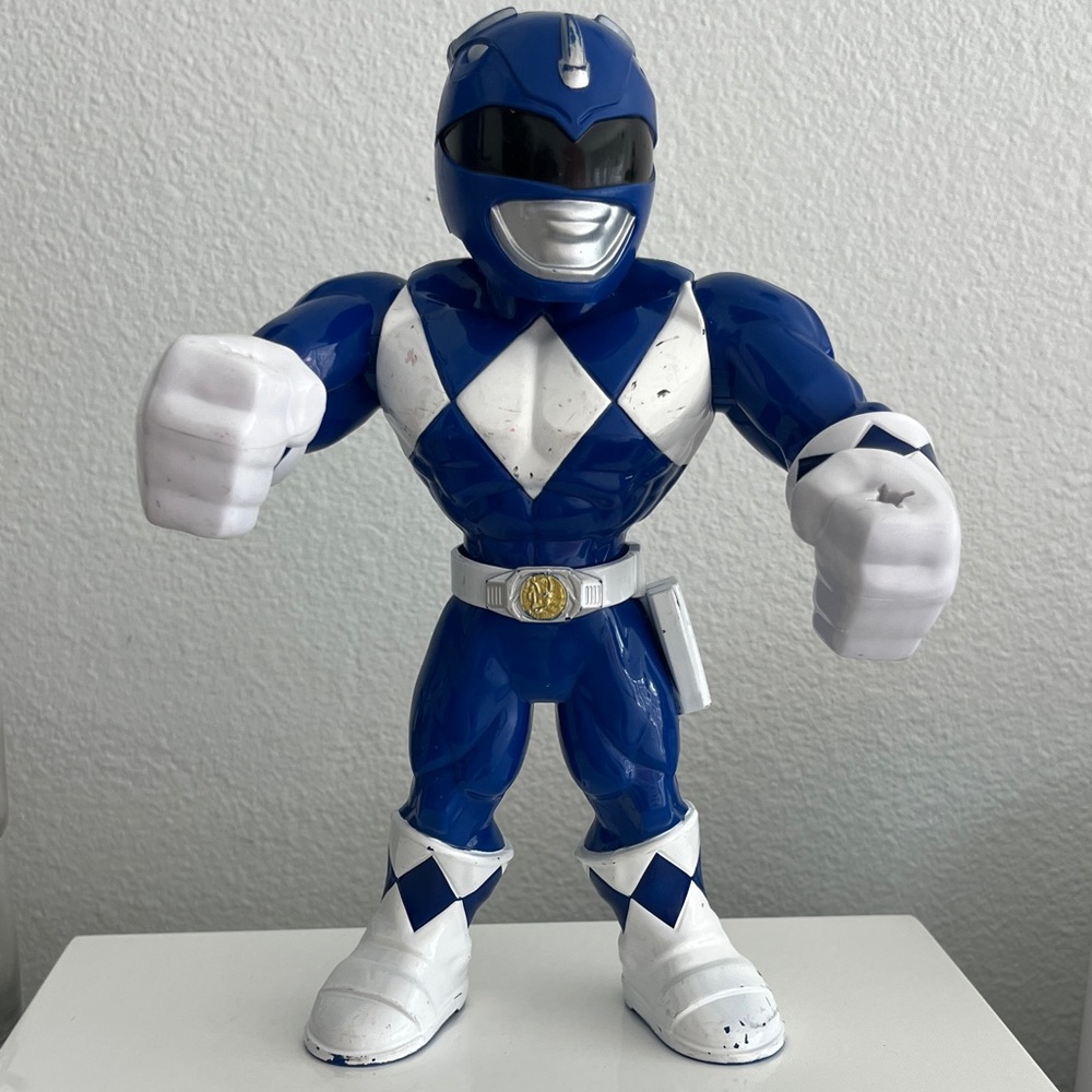 Hasbro Blue and White Ranger Action Figure